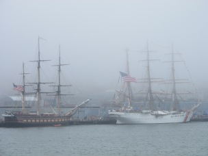 Tall Ships in the Portland mist.